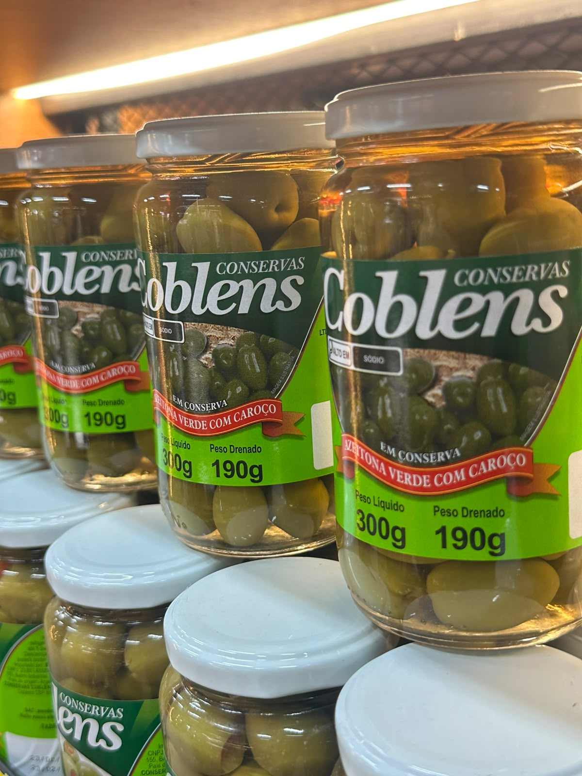Azeitona Verde com Caroço Coblens