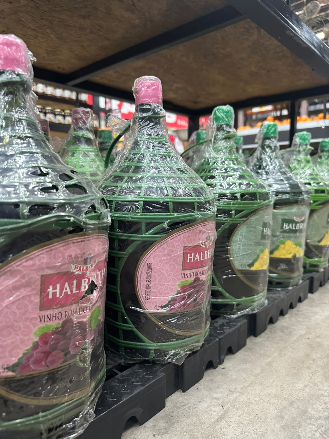 Vinho Rosado Halberth Garrafão 4,5L