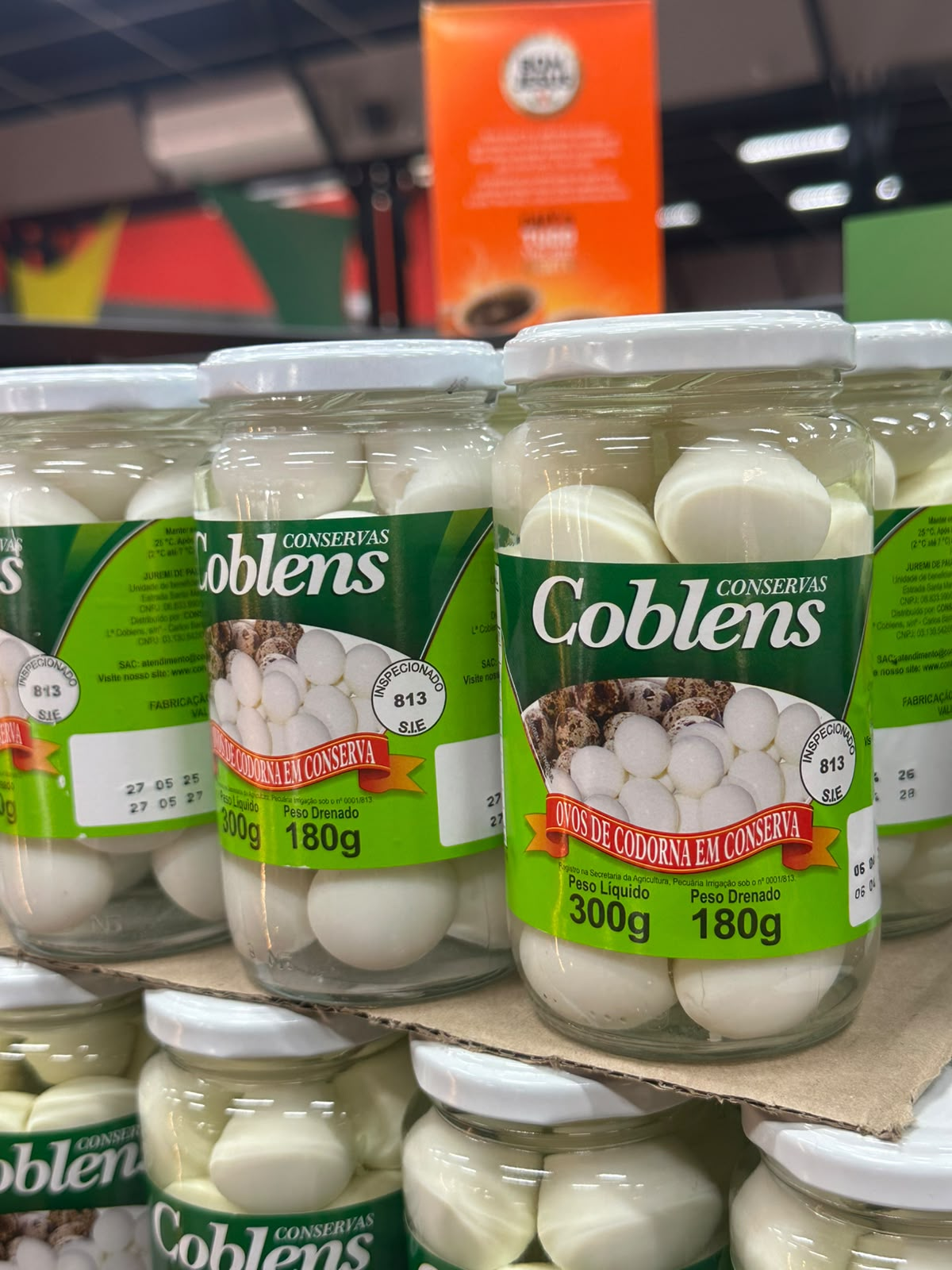 Ovos de Codorna em Conserva Coblens