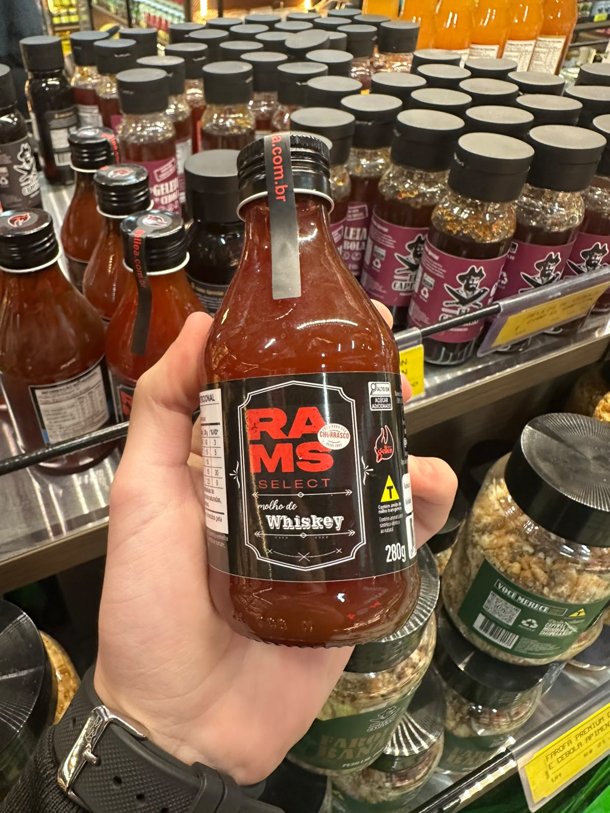 Molho de Whiskey Rams Select 280g