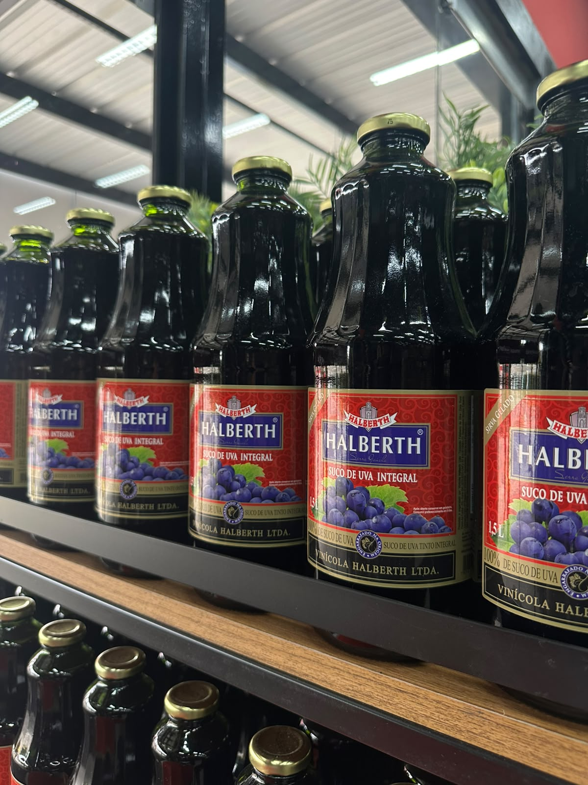Suco de Uva Integral Tinto Halberth 1,5L