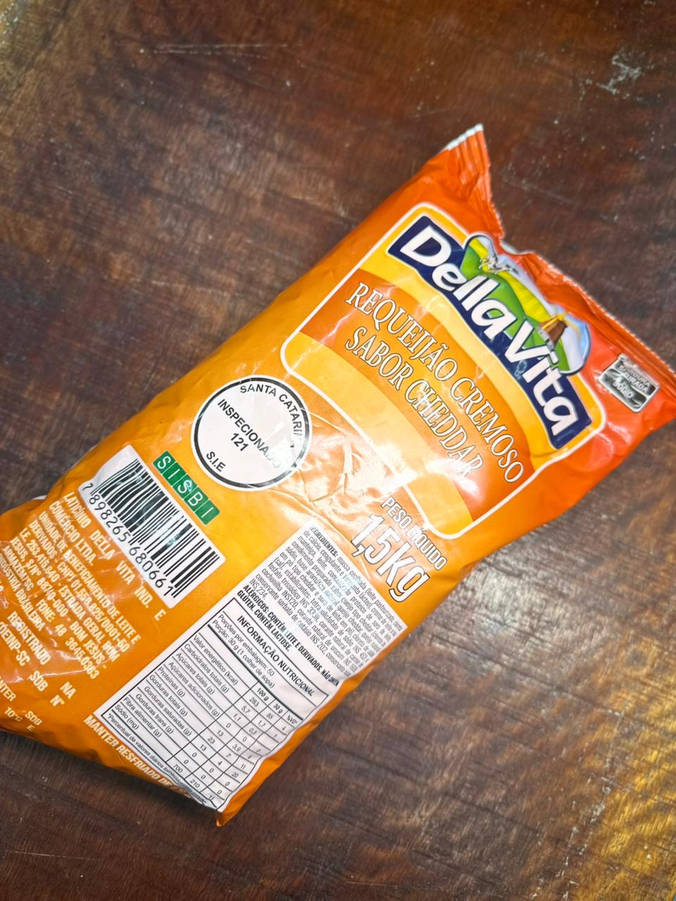 Requeijão Cremoso Sabor Cheddar